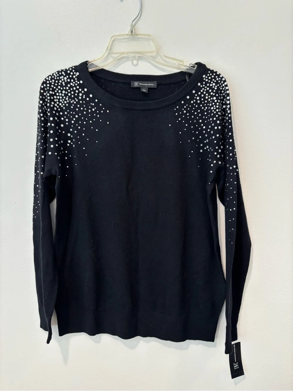 INC Rhinestone sweater - Picture 1 of 5